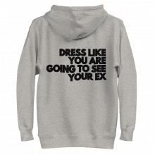 [2024 collection] DRESS LIKE YOU ARE GOING TO SEE YOUR EX // alone again LTD - premium hoodie